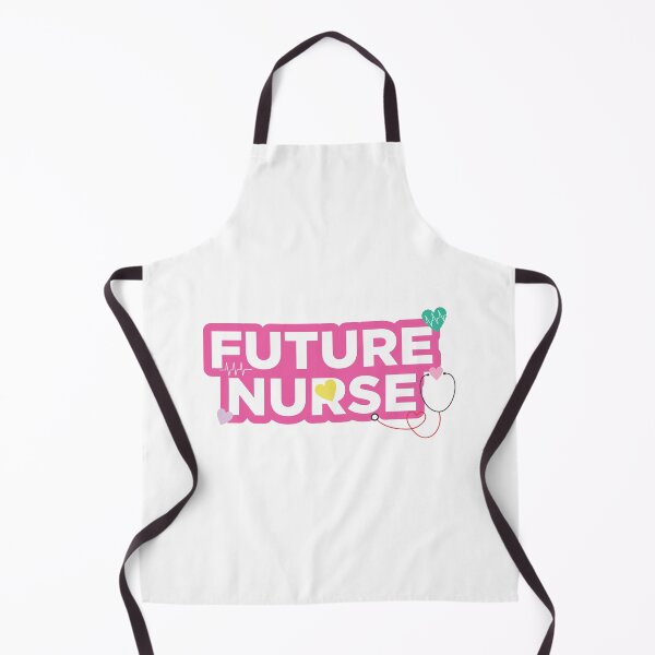 Item preview, Future nurse text with colorful hearts and stethoscope  designed and sold by ItsMeSamad.