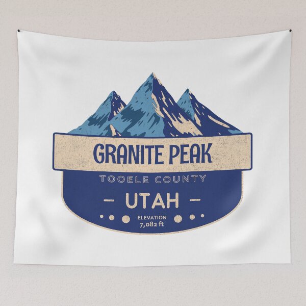 Item preview, Granite Peak, Tooele County, Utah, Mountain Design designed and sold by Wanderful-roads.