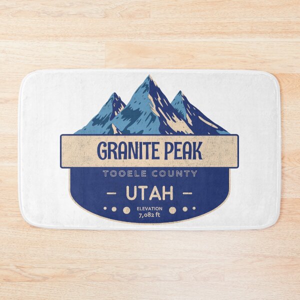Item preview, Granite Peak, Tooele County, Utah, Mountain Design designed and sold by Wanderful-roads.