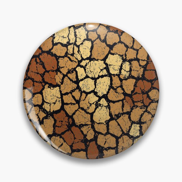 Item preview, Abstract cracked earth pattern in shades of brown designed and sold by Piotrek0001.