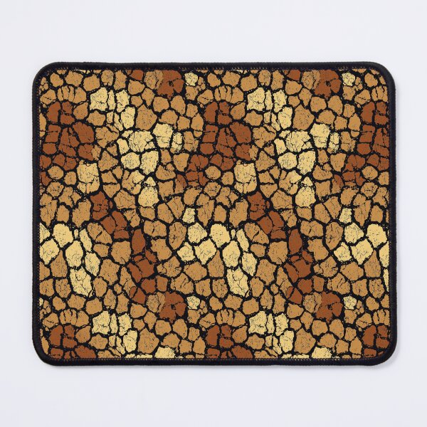 Item preview, Abstract cracked earth pattern in shades of brown designed and sold by Piotrek0001.