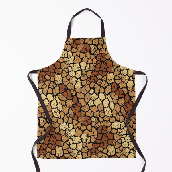 Item preview, Abstract cracked earth pattern in shades of brown designed and sold by Piotrek0001.