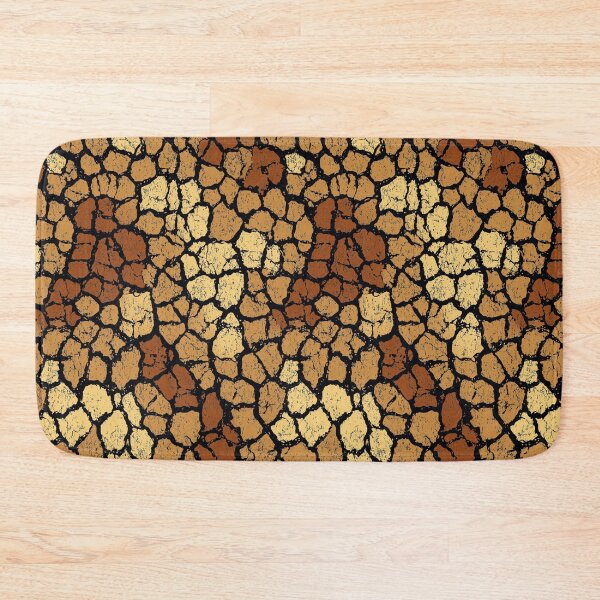Item preview, Abstract cracked earth pattern in shades of brown designed and sold by Piotrek0001.