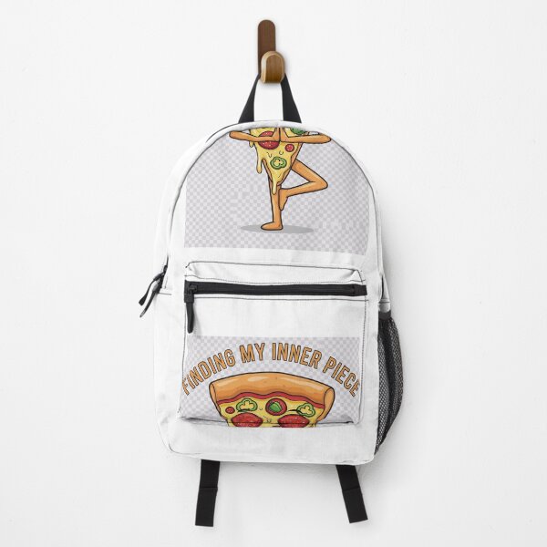 Item preview, Finding Inner Peace Pizza Yoga Art designed and sold by INNER WINNER YOU.