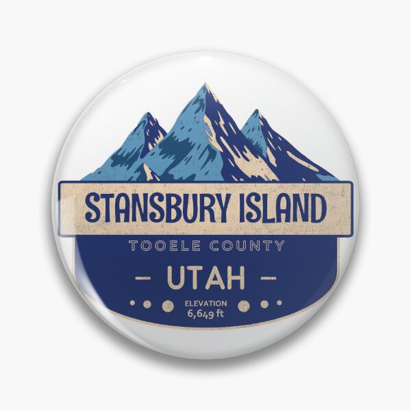 Item preview, Stansbury Island, Tooele County, Utah, Mountain Design designed and sold by Wanderful-roads.