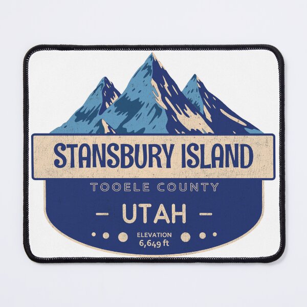 Item preview, Stansbury Island, Tooele County, Utah, Mountain Design designed and sold by Wanderful-roads.