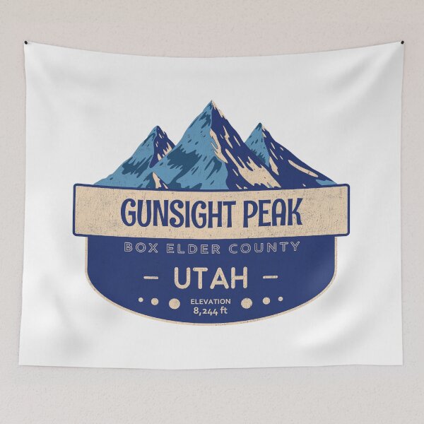 Artikelvorschau, Gunsight Peak, Box Elder County, Utah, Bergdesign entworfen und verkauft von Wanderful-roads.