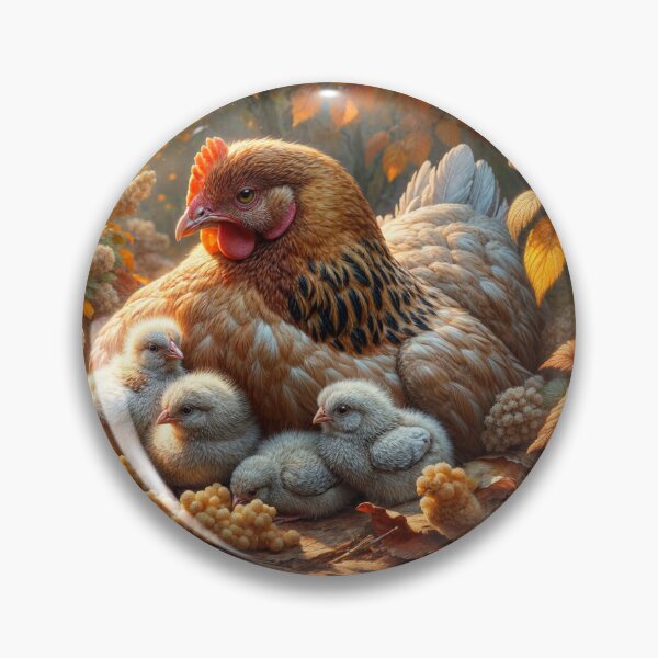 Item preview, Hen and Her Chicks designed and sold by M-Y-A-R-T-.