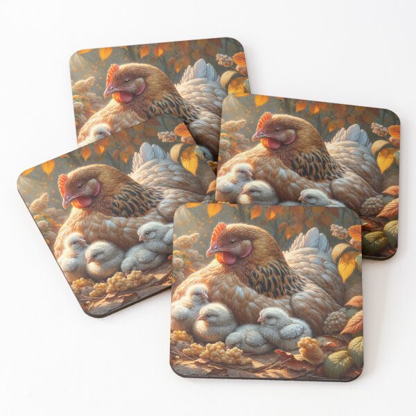 Item preview, Hen and Her Chicks designed and sold by M-Y-A-R-T-.