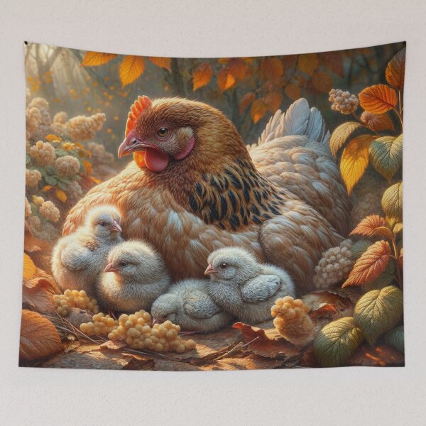 Item preview, Hen and Her Chicks designed and sold by M-Y-A-R-T-.