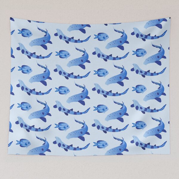 Item preview, Epaulette Sharks – Light Blue designed and sold by typewithjuliette.
