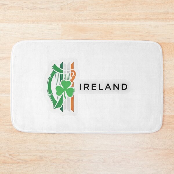 Item preview, Ireland Harp Shamrock Flag Logo Sticker designed and sold by ART-POD-PL.