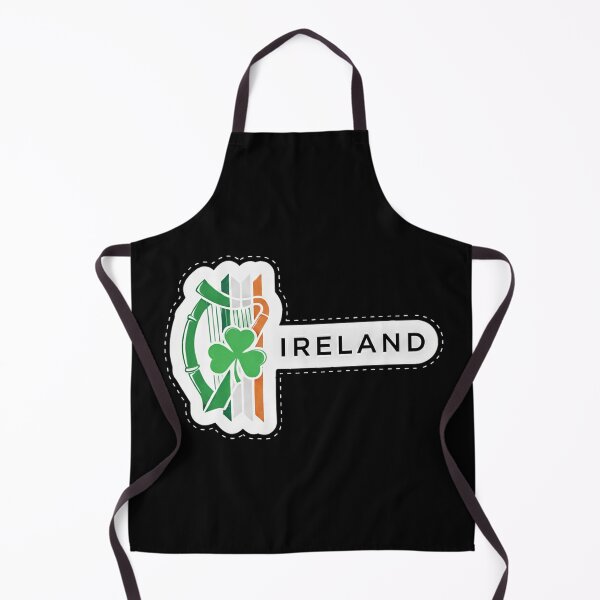 Item preview, Ireland Harp Shamrock Flag Logo Sticker designed and sold by ART-POD-PL.