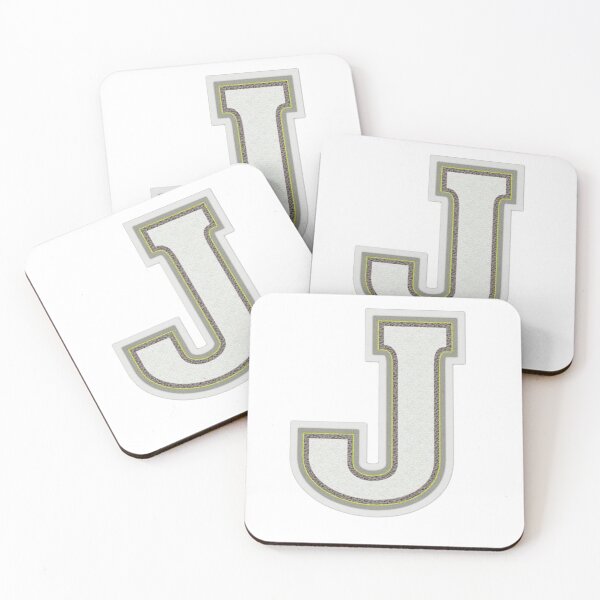Item preview, Varsity Letter J Letterman Jacket Style in Ivory Wool & Khaki Felt designed and sold by JadedVintage.