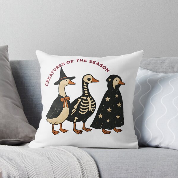 Item preview, Creatures of the Season Spooky Geese Halloween Costume Art | Vintage Witch Skeleton Starry Goose Design designed and sold by NSB-Design.