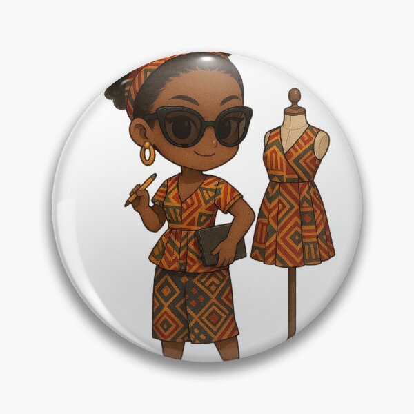 Artikelvorschau, Chibi Fashionista Designer – Afri Art Runway 2 entworfen und verkauft von I3ackSmall.