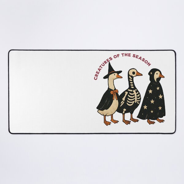 Item preview, Creatures of the Season Spooky Geese Halloween Costume Art | Vintage Witch Skeleton Starry Goose Design designed and sold by NSB-Design.