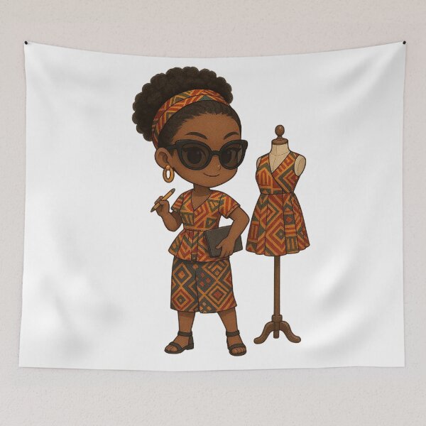 Item preview, Chibi Fashionista Designer – Afri Art Runway 2 designed and sold by I3ackSmall.