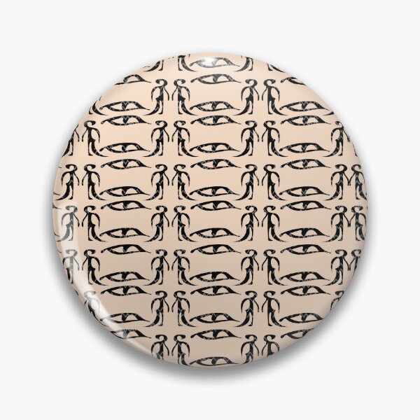 Item preview, Digital drawing of a pattern inspired by ancient Egyptian hieroglyphs designed and sold by  beba.universe222.