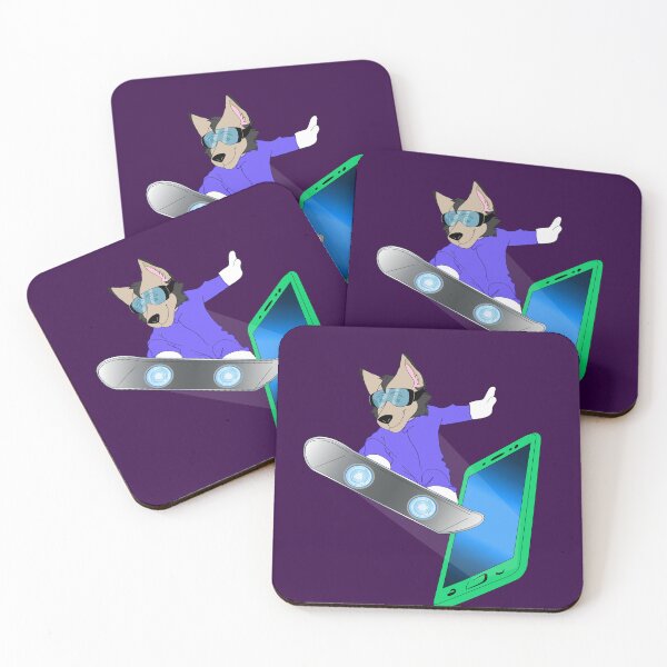 Item preview, Cosmic Dog Surfing Through Space designed and sold by AdrianaOliveira.