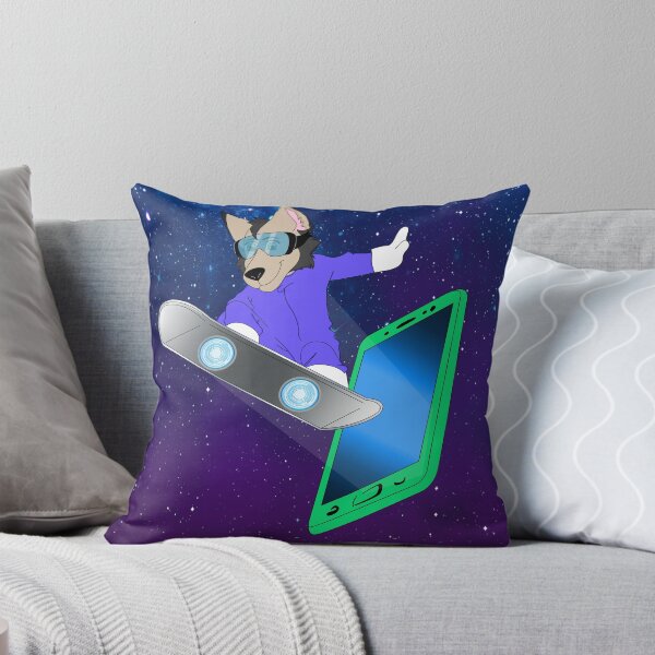 Item preview, Cosmic Dog Surfing Through Space designed and sold by AdrianaOliveira.
