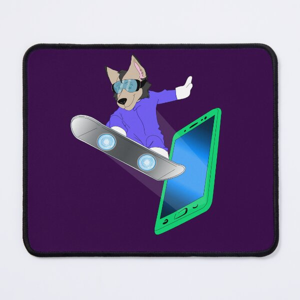 Item preview, Cosmic Dog Surfing Through Space designed and sold by AdrianaOliveira.