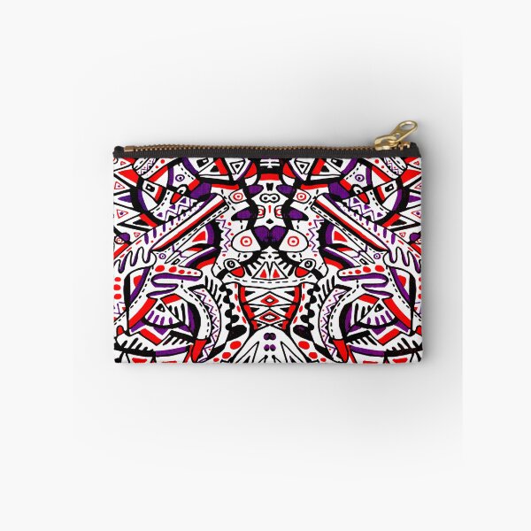 Item preview, Psychedelic Tribal Symmetrical Geometric Abstract pattern designed and sold by ElocinArtworks.
