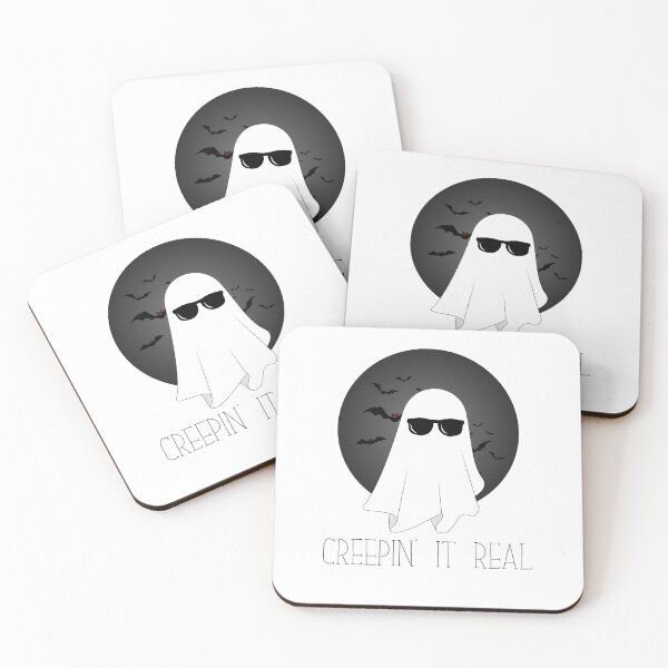 Item preview, Cool Ghost – Funny Spooky Cute Halloween Design designed and sold by luckyhue.