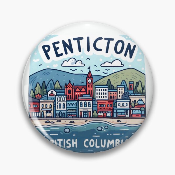 Item preview, Penticton BC Canada  designed and sold by HowToCanadian.