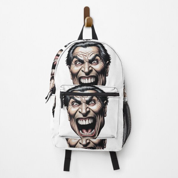 Item preview, Bite Harder — Maniacal Scream Comic Head (Dark Art Illustration) designed and sold by Feel It All Club.