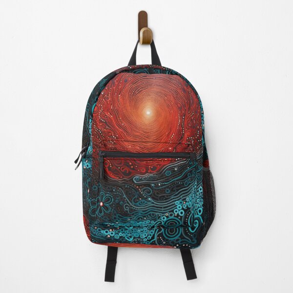 Item preview, Aboriginal Inspired Dot Art - Big Ocean Lava Swirl designed and sold by GrinGalore.