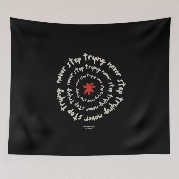 Item preview, NEVER STOP TRYING designed and sold by sajana.