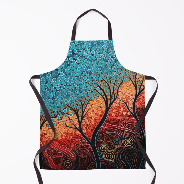 Item preview, Aboriginal Inspired Dot Art - Eternal Trees designed and sold by GrinGalore.