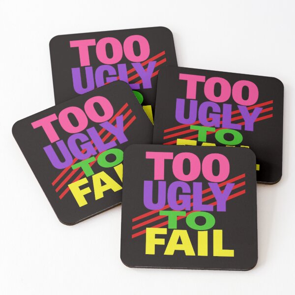 Item preview, Too Ugly To Fail – Anti-Design Ironic Typography designed and sold by Tadeusz1.