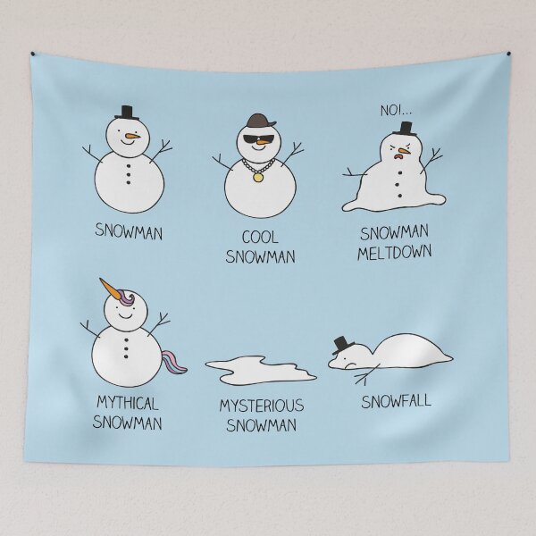 Item preview, Types of snowman designed and sold by Milkyprint.