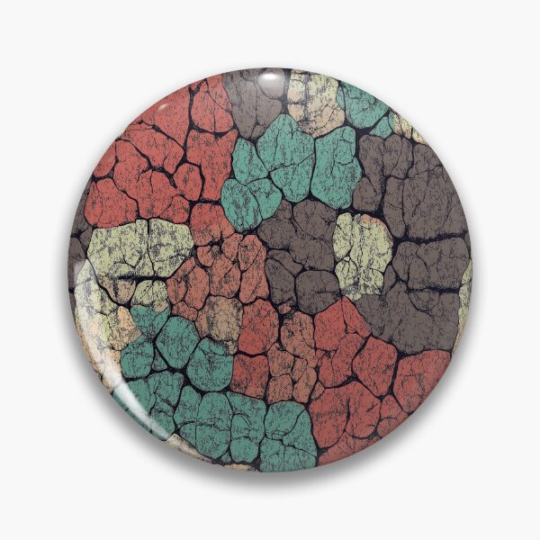 Item preview, Colorful abstract pattern resembling vintage cracked stones designed and sold by Piotrek0001.