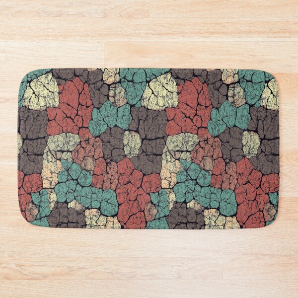 Item preview, Colorful abstract pattern resembling vintage cracked stones designed and sold by Piotrek0001.