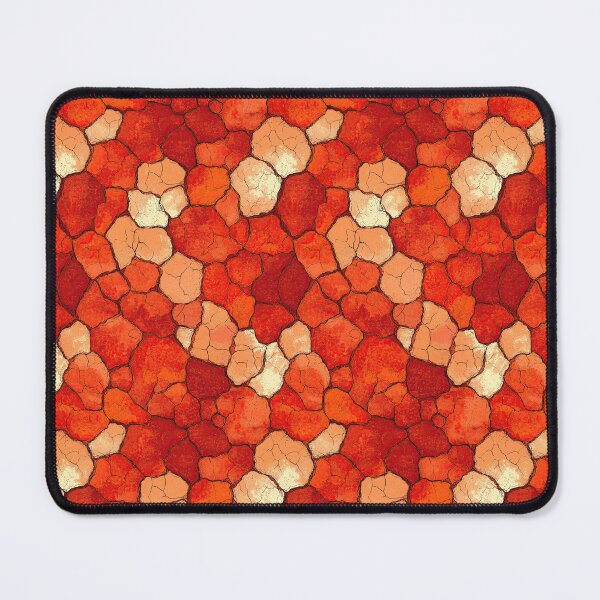 Item preview, Red cracked earth pattern inspired by Mars surface designed and sold by Piotrek0001.