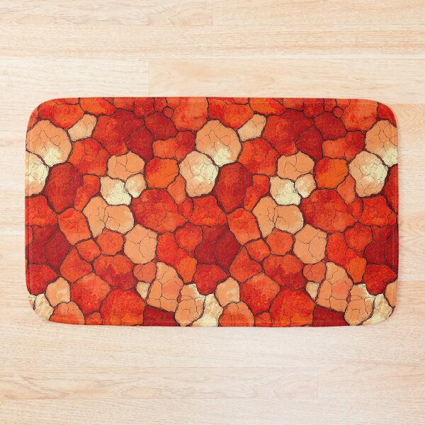 Item preview, Red cracked earth pattern inspired by Mars surface designed and sold by Piotrek0001.