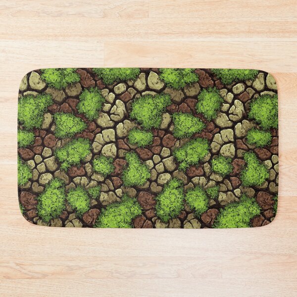 Item preview, Stony path with moss and grass from above designed and sold by Piotrek0001.