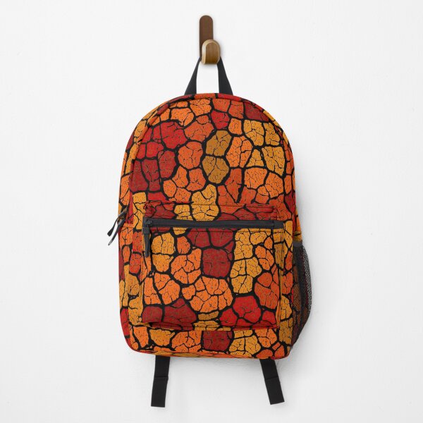 Item preview, Fiery mosaic with red cracked lava texture designed and sold by Piotrek0001.