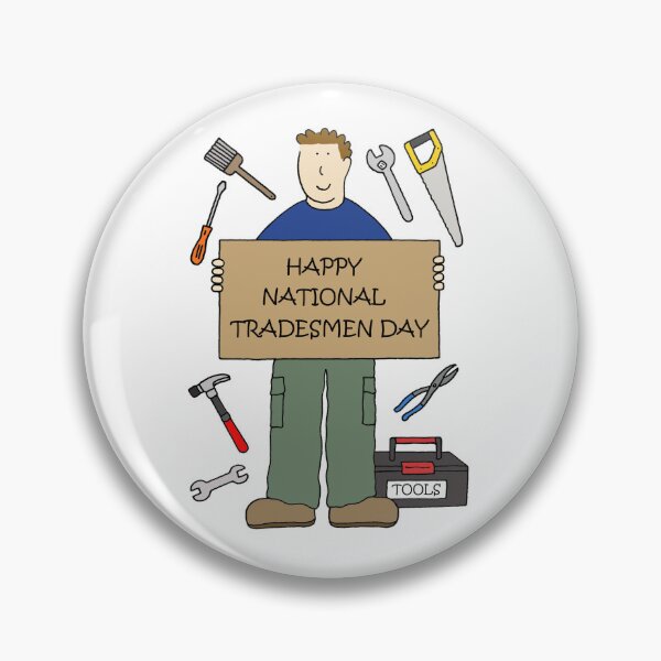 Item preview, Happy National Tradesmen Day September designed and sold by KateTaylor.