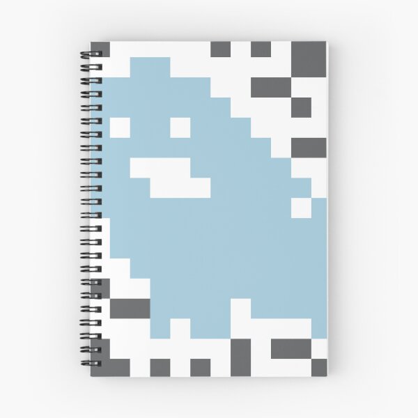 Item preview, Cute Pastel Blue Boo Halloween Ghost QR Code designed and sold by storieslanguage.