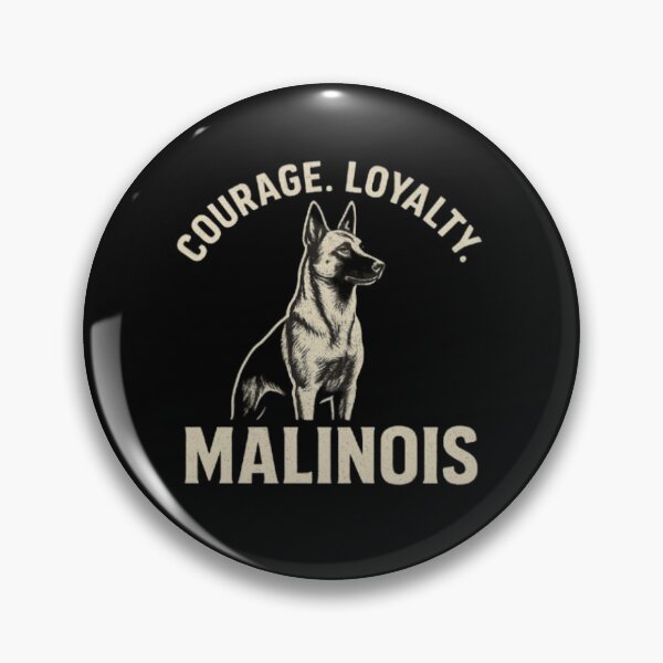 Item preview, Courage.Loyalty.Malinois Design 2 designed and sold by ShamblesShirts.