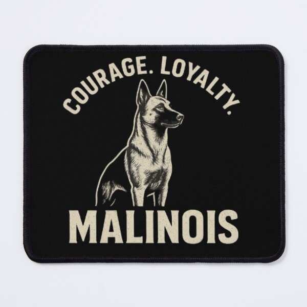 Item preview, Courage.Loyalty.Malinois Design 2 designed and sold by ShamblesShirts.