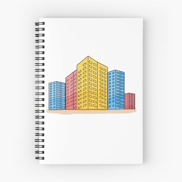Item preview, colorful tall buildings designed and sold by tamm-sai.