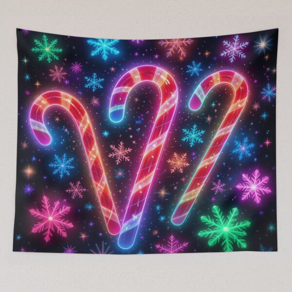 Item preview, Festive Candy Canes and Snowflakes designed and sold by InezPhotography.