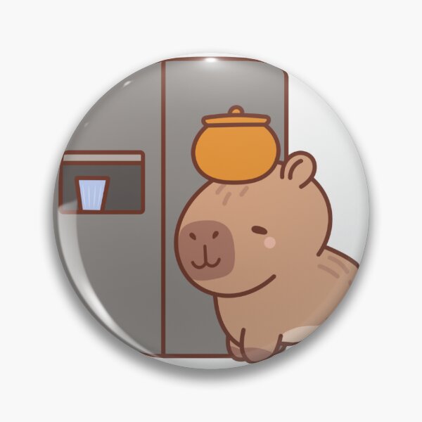 Item preview, Capybara with Pot on Head designed and sold by GEEKsCollection.