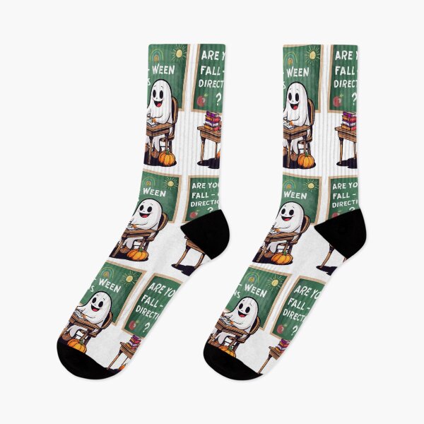 Item preview, Funny Spooky Teacher Ghost Halloween Are You Fall O Ween Directions  designed and sold by Zayavca.