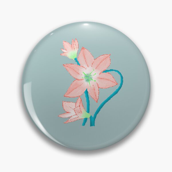 Item preview, Zephyranthus floral repeating pattern - cyan green designed and sold by Svasti Arts and Designs.